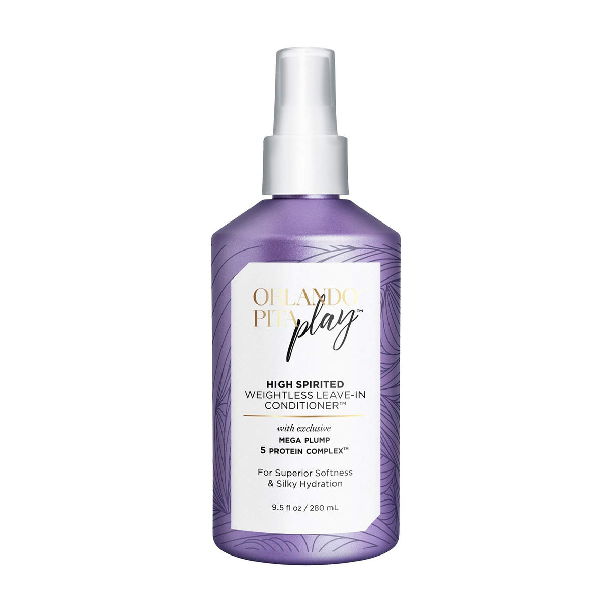 Orlando Pita Play Leave-In Conditioner, 5 Protein Complex For Softness & Hydration, 9.5 Fl Oz