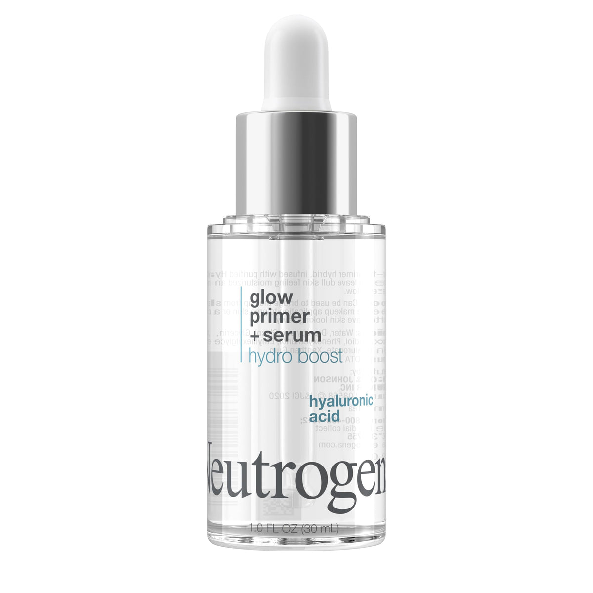 Neutrogena Hydro Boost Glow Booster Primer & Serum, Hydrating Face Serum, 1 Fl. Oz