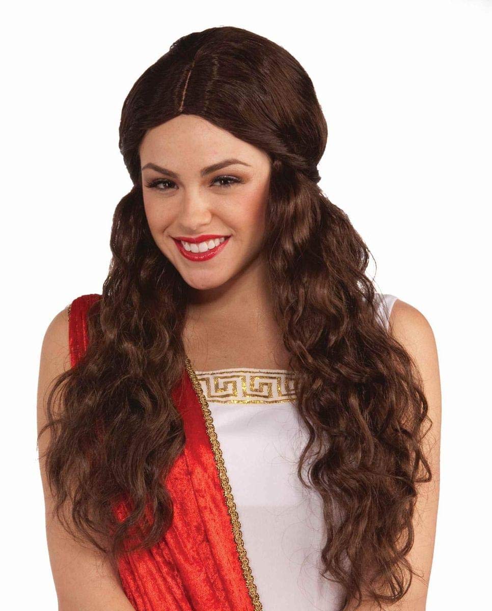 Forum Novelties Women'S Brown Venus Wig - One Size Synthetic Fibers Hairpiece