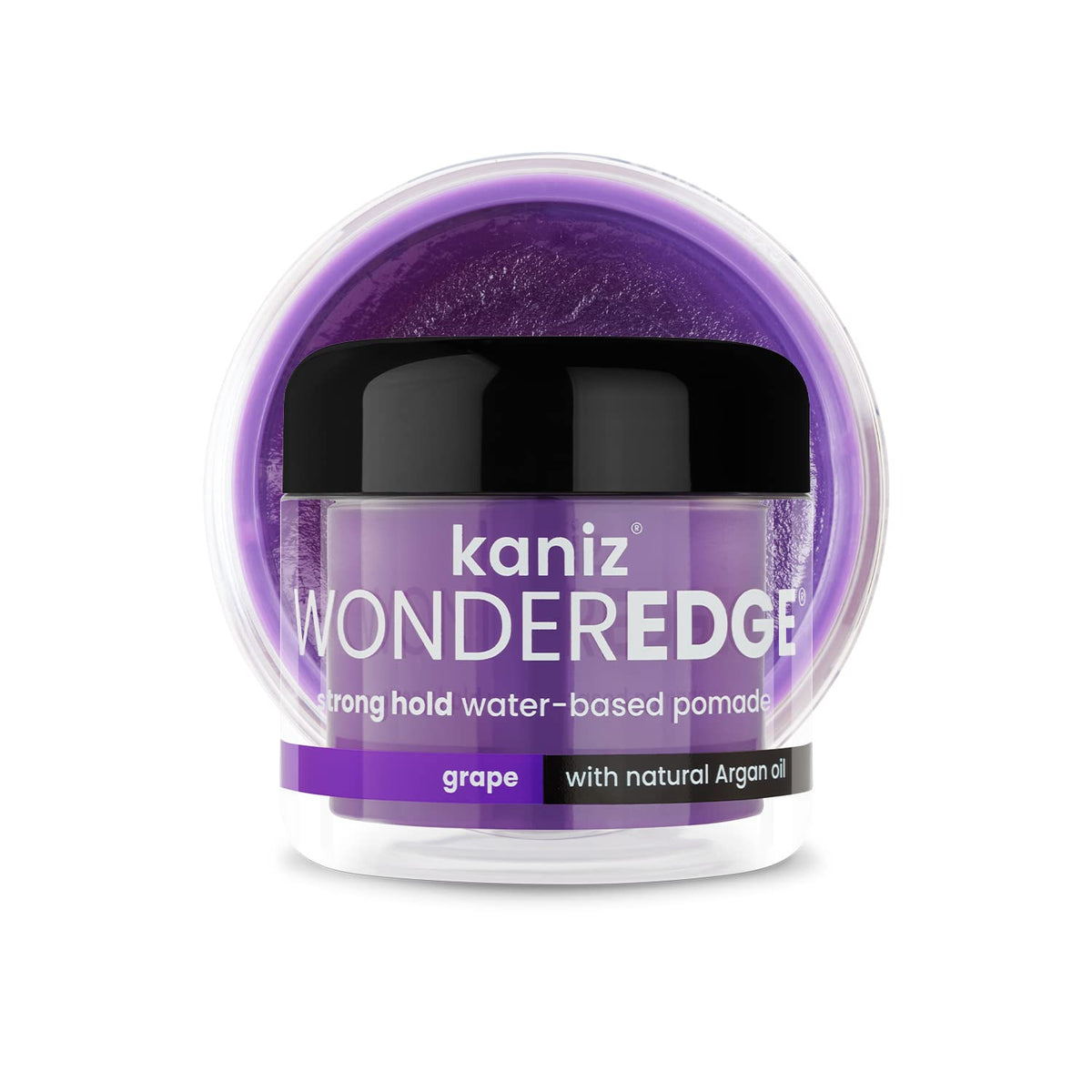 Kaniz Wonderedge Water-Based Pomade, Grape, 4 Fl Oz (Pack Of 2) - Hair Styling Gel