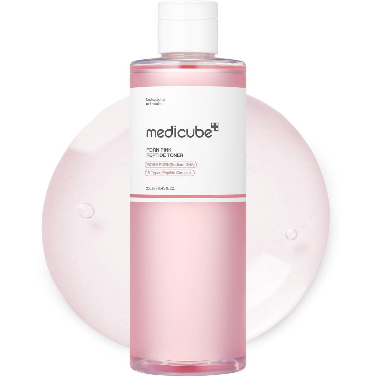 Medicube Pdrn Pink Peptide Toner - Skin Boosting, Soothing, Niacinamide, 250Ml