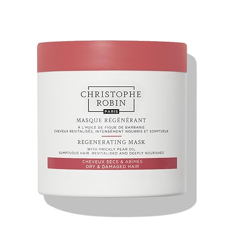 Christophe Robin Regenerating Mask With Prickly Pear Oil For Dry, Damaged Hair - 8.4 Fl Oz