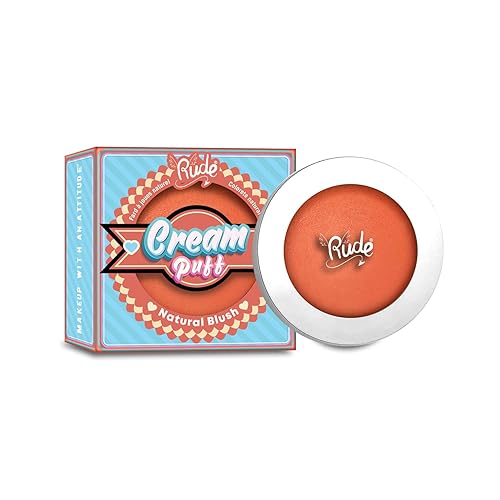 Rude Cosmetics Cream Puff Blush - Creamsicle, 0.21 Oz, Cranberry For Women