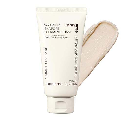 Innisfree Volcanic Bha Pore Cleansing Foam With Salicylic Acid, Exfoliating 5.07 Fl Oz