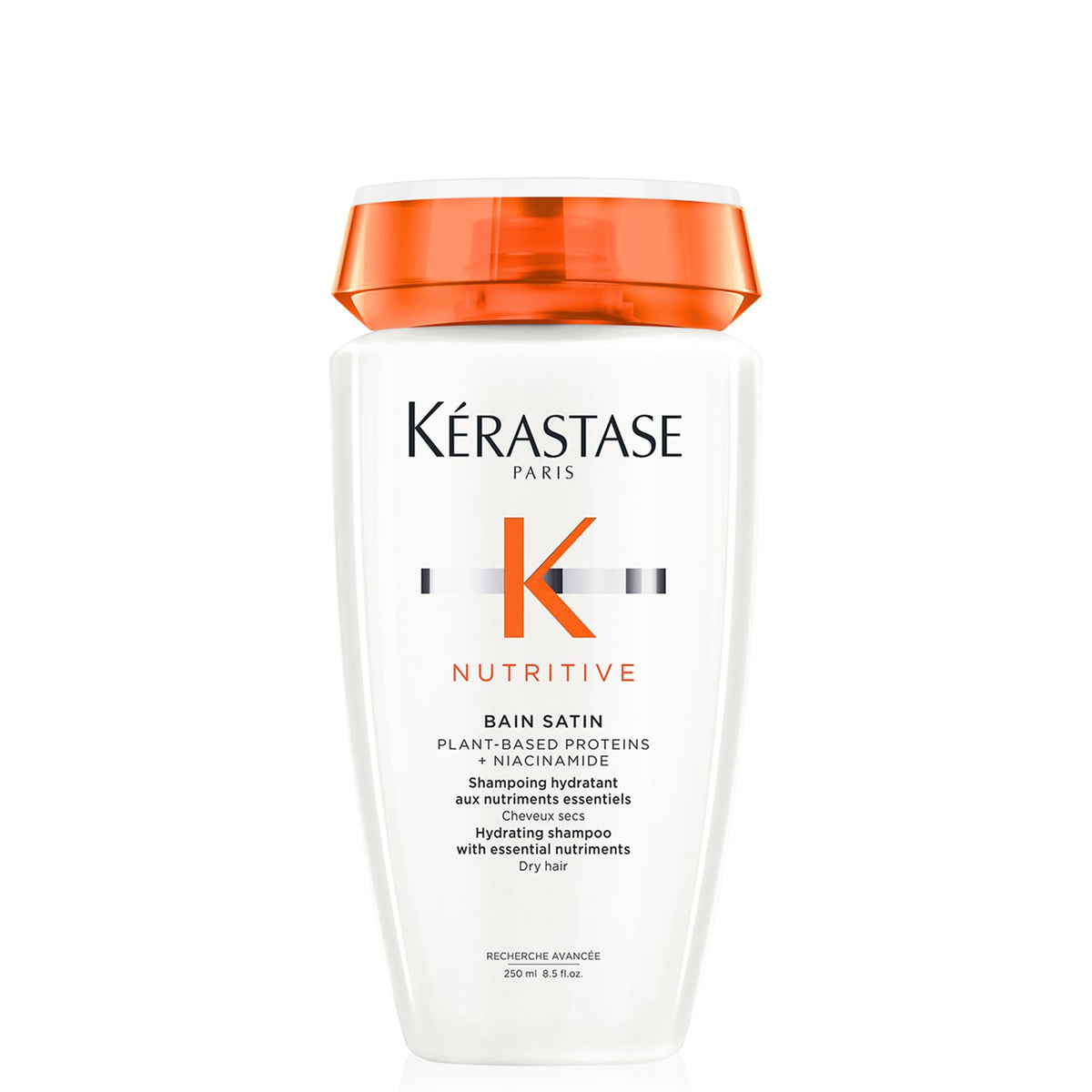 Kerastase Nutritive Bain Satin Shampoo  gently cleanses  Replenishes Moisture  With PlantBased Proteins  Niacinamide  For Fin