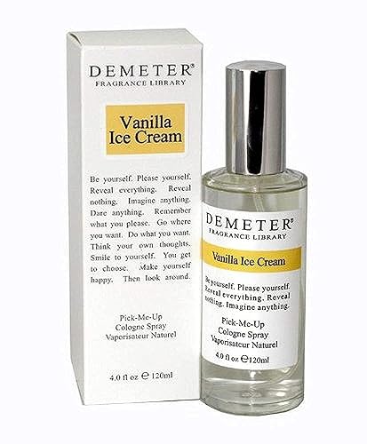 Demeter Vanilla Ice Cream Cologne Spray For Women, 4 Fl Oz - Sweet Fragrance Pick-Me-Up