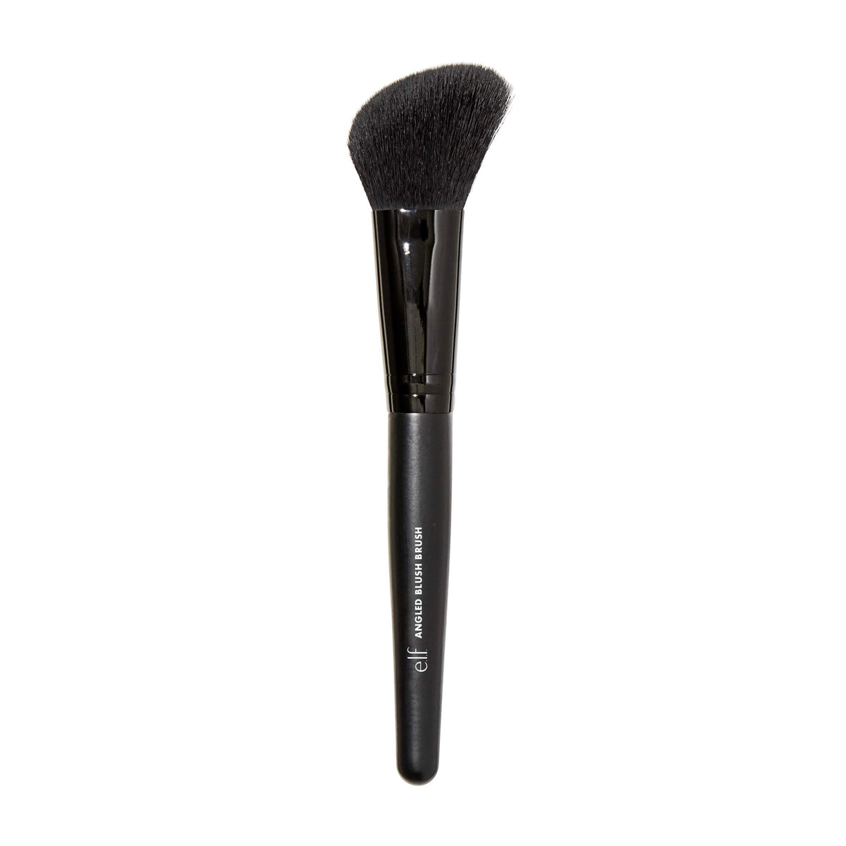 E.L.F. Angled Blush Brush - Black Nylon Makeup Brush For Flawless Blush Application