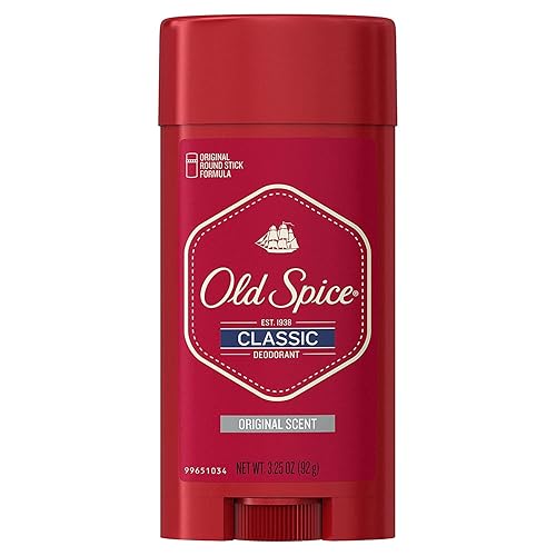 Old Spice Classic Deodorant Stick, Original, 3.25 Oz, Pack Of 5 - Long-Lasting Freshness