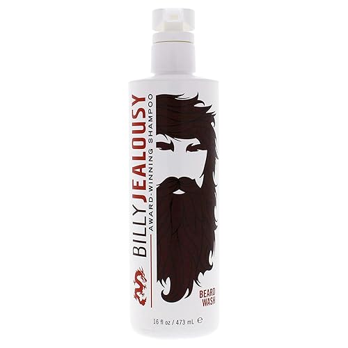 Billy Jealousy Beard Wash - Smooth, Manageable, Frizz-Free Beard Care With Aloe & Green Tea, 16 Fl Oz