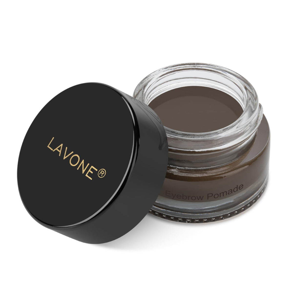 Lavone Waterproof Eyebrow Pomade - Smudge Proof, Long-Lasting, Medium Brown, All Skin Types