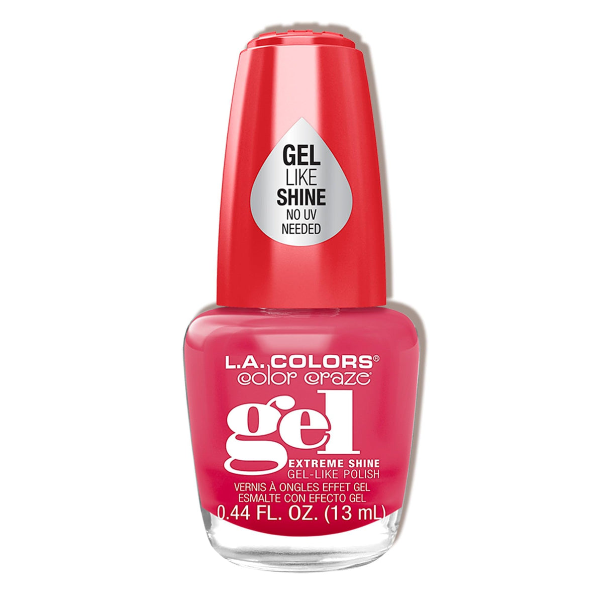 L.A. Colors Color Craze Gel Polish - Extreme Shine, What'S Up, 0.14 Fl Oz