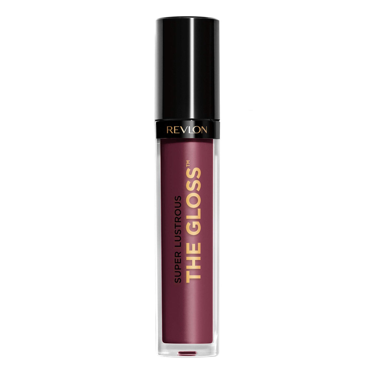 Revlon Super Lustrous Lip Gloss, Non-Sticky High Shine, 265 Black Cherry, 0.13 Oz