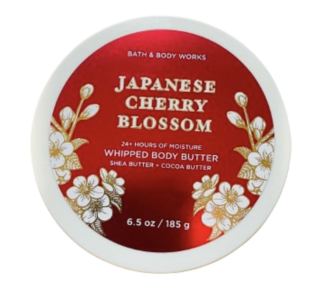 Bath & Body Works Japanese Cherry Blossom Ultra Shea Body Butter 6.5 Oz - Nourishing Moisturizer