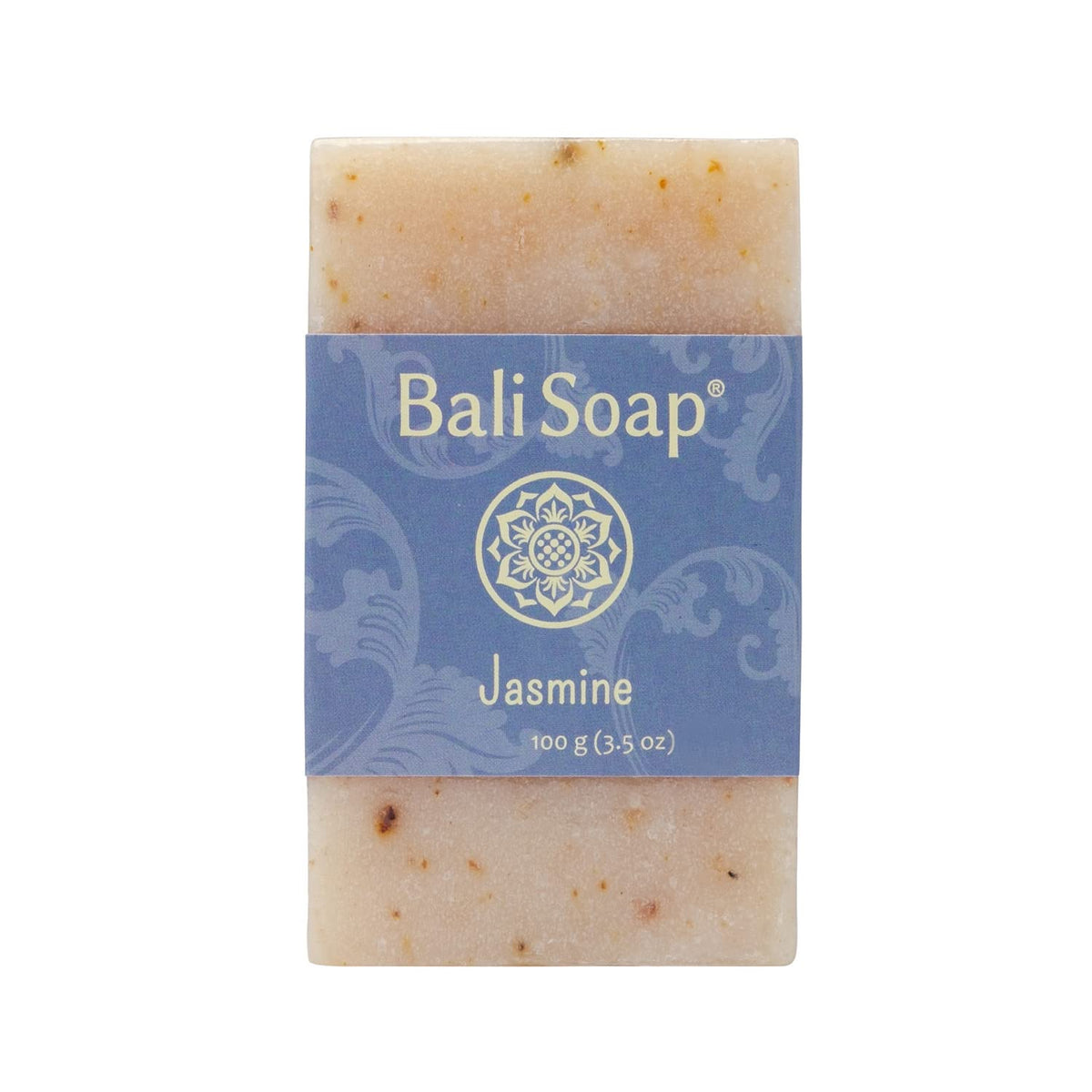 Bali Soap Jasmine Natural Bar Soap - Vegan, Exfoliating, 3 Pack, 3.5 Oz Each For Men & Women