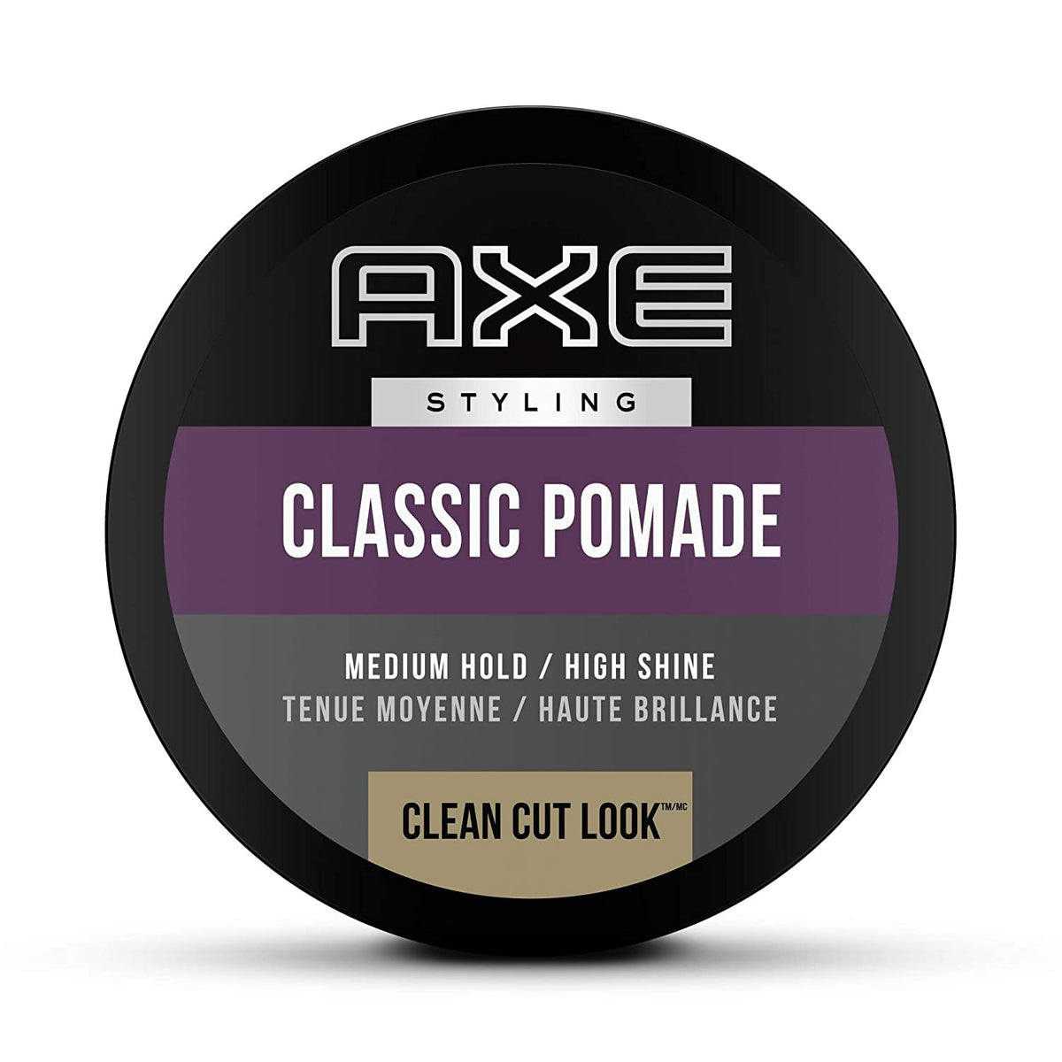 Axe Signature Clean Cut Look Classic Pomade, 2.64 Oz, Pack Of 2 - Black Hair Styling Product