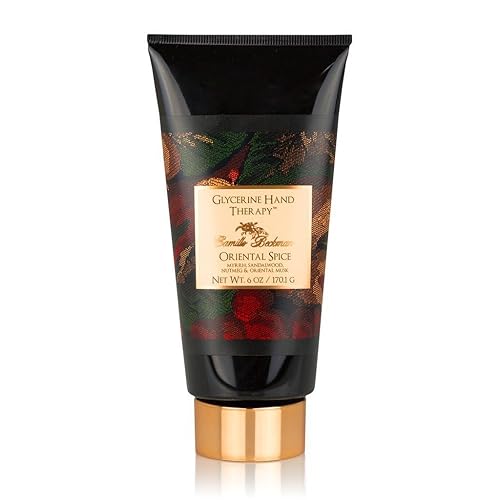 Camille Beckman Glycerine Hand Therapy Cream, Oriental Spice, 6 Ounce, Moisturizing Lotion