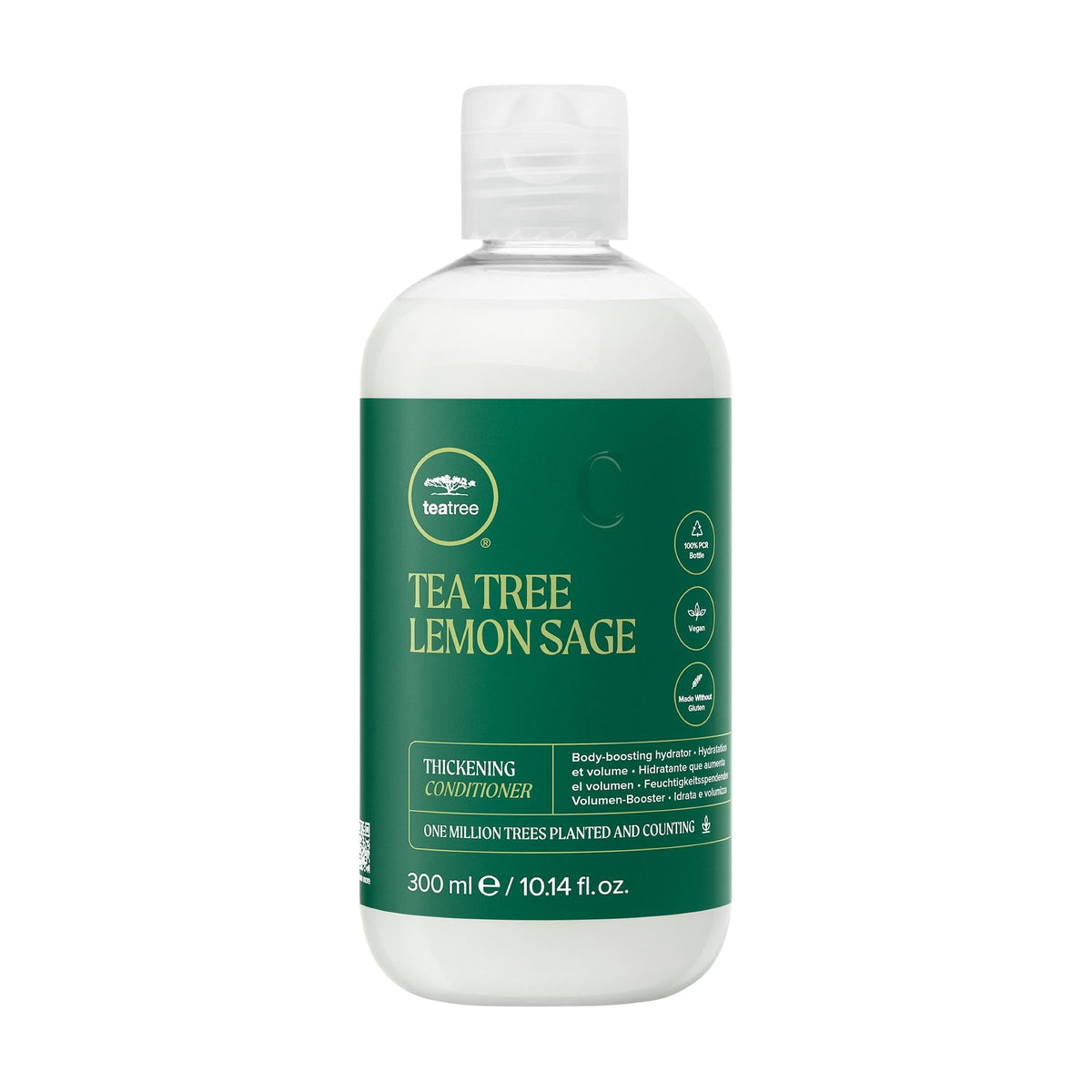 Tea Tree Thickening Conditioner, Lemon Sage, Boosts Volume For Fine Hair, 10.14 Fl. Oz.