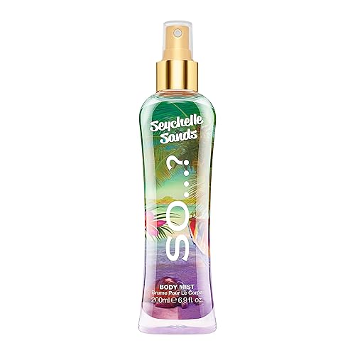 So…? Seychelle Sands Body Mist - Oriental Vanilla Spray for Women, Peach & Rose Notes, 6.9 oz - Ideal Gift for Her