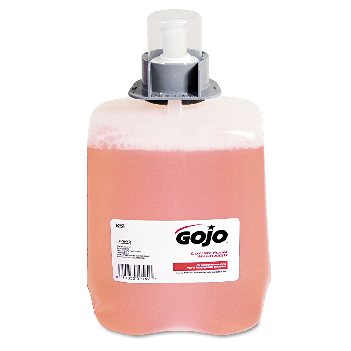 Gojo Luxury Foam Handwash, Cranberry, Ecologo, 2000 Ml, Pack Of 2 - Translucent Pink