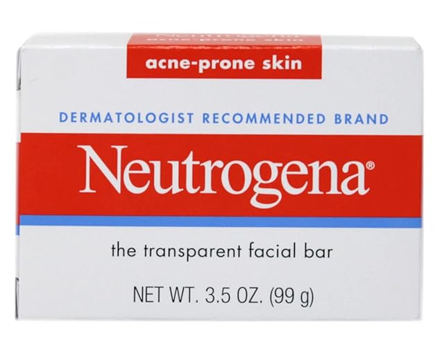 Neutrogena Face Cleansing Bar For Acne Prone Skin - 3.5 Oz - Gentle, Effective Cleanser