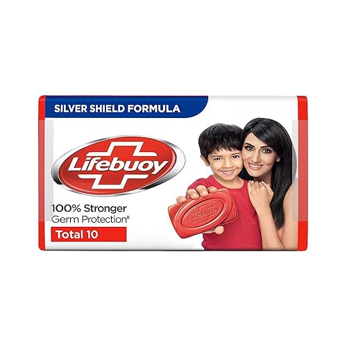 Lifebuoy Total 10 Soap Bar, 125G X 12 Bars - Antibacterial & Moisturizing Cleanser