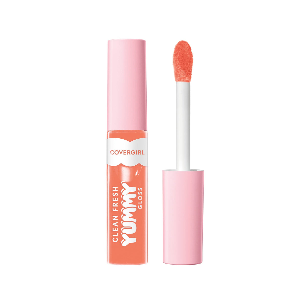 Covergirl Clean Fresh Yummy Gloss - Vegan Lip Gloss, Sheer Color, My Main Squeeze, 0.33