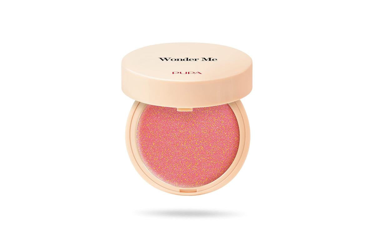 Pupa Milano Wonder Me Blush 001 Thrill Me, Talc-Free, Paraben-Free, Smooth Texture, 0.141