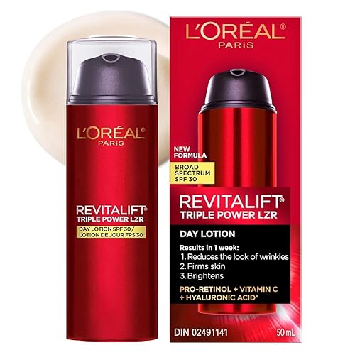 L'Oreal Revitalift Day Lotion Spf30, 1.7Oz - Anti-Aging Moisturizer For Youthful Skin