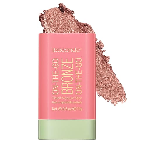 Paminify Cream Bronzer Stick - Waterproof Contour & Highlighter, 01 Warm Glow, 0.67 Fl Oz