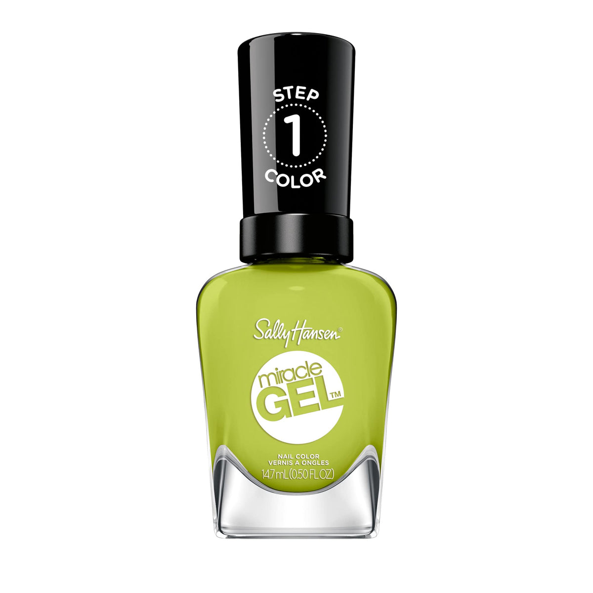 Sally Hansen Miracle Gel Green Nail Polish, Cactus Makes Perfect, Long Lasting, No Uv Lamp Needed