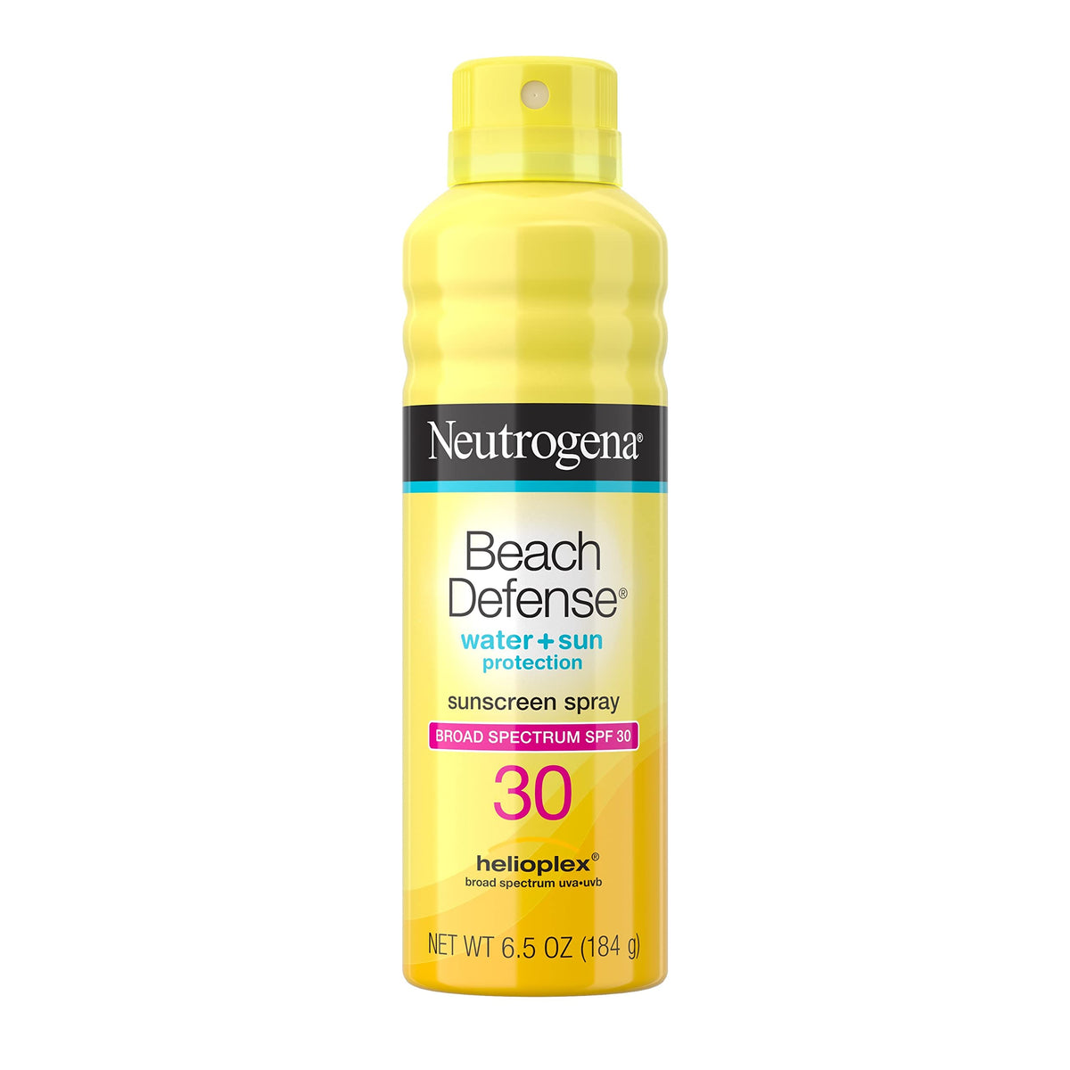 Neutrogena Beach Defense Spf 30 Sunscreen Spray, Water Resistant, 6.5 Oz, Oxybenzone Free