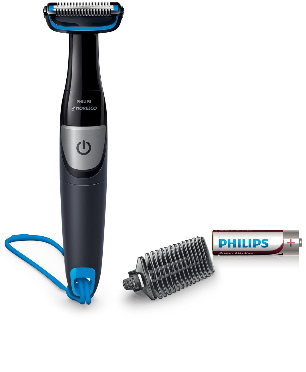 Philips Norelco Bodygroom Series 1100 Trimmer - Showerproof Body Hair Groomer For Men, 4 Piece Set