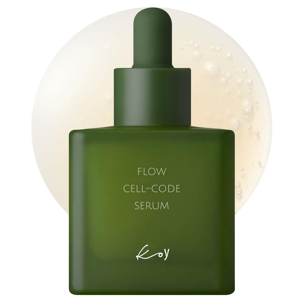 Koy Flow Cell-Code Serum - Rejuvenating Facial Serum With Rock Samphire & Rose Water, 1.69 Fl. Oz