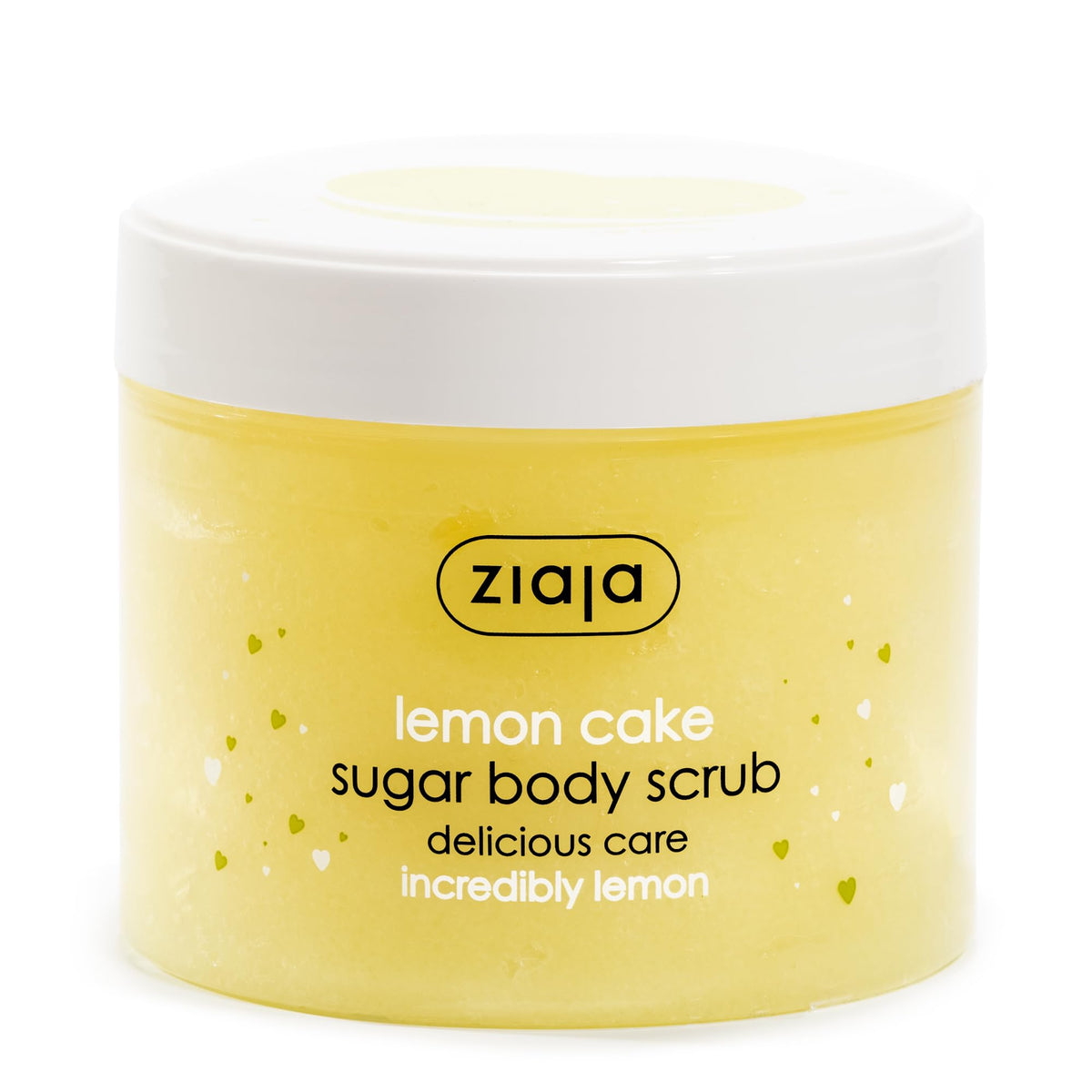 Ziaja Lemon Cake Sugar Body Scrub - 10.55 Fl Oz Exfoliating Skincare Treatment