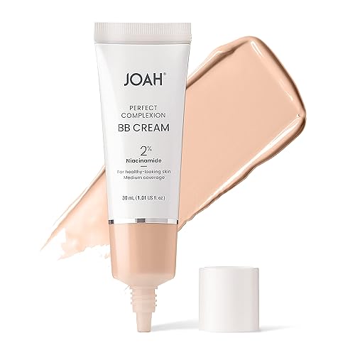 Joah Beauty Bb Cream, Hyaluronic Acid & Niacinamide, Medium Coverage, Fair Cool Undertones, 1Oz