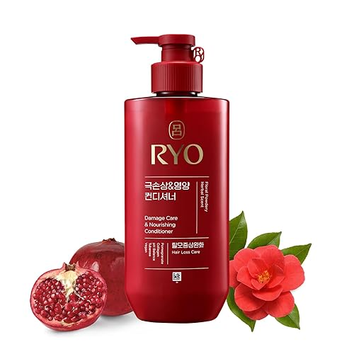 Ryo Damage Care Conditioner With Korean Ginseng & Caffeine - 16.2 Fl Oz, Anti Loss, Moisturizing