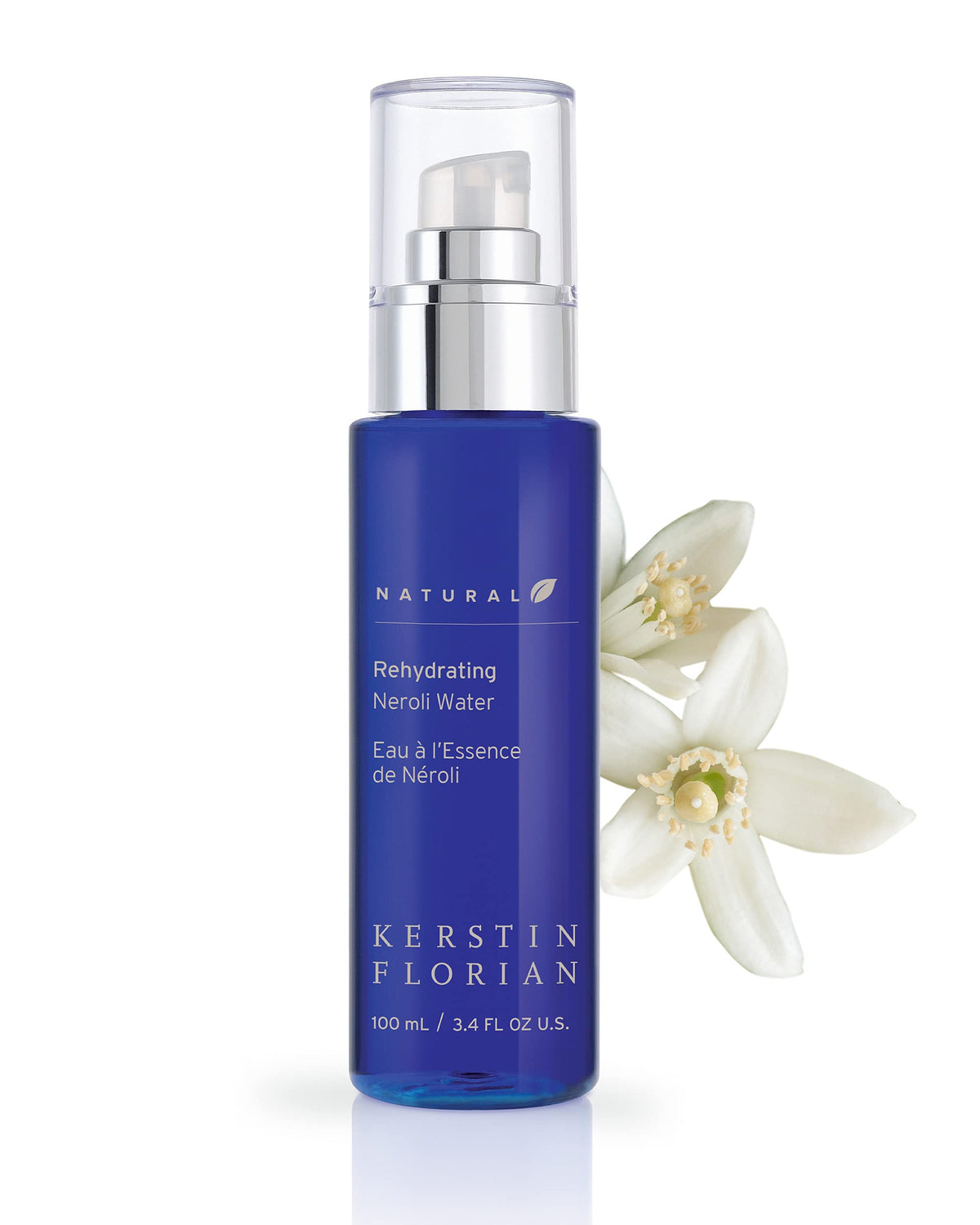 Kerstin Florian Neroli Water Face Mist - Hydrating Orange Blossom Aromatherapy Spray, 3.4 Fl Oz