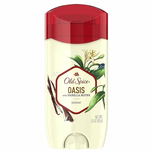 Old Spice Deodorant For Men, Oasis Scent With Vanilla Notes, 3 Oz, Pack Of 1