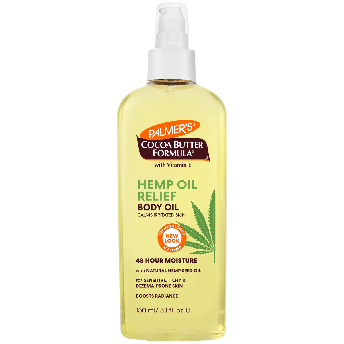 Palmer'S Cocoa Butter Formula Hemp Oil Body Oil, 5.1 Oz - Calming Relief For Skin