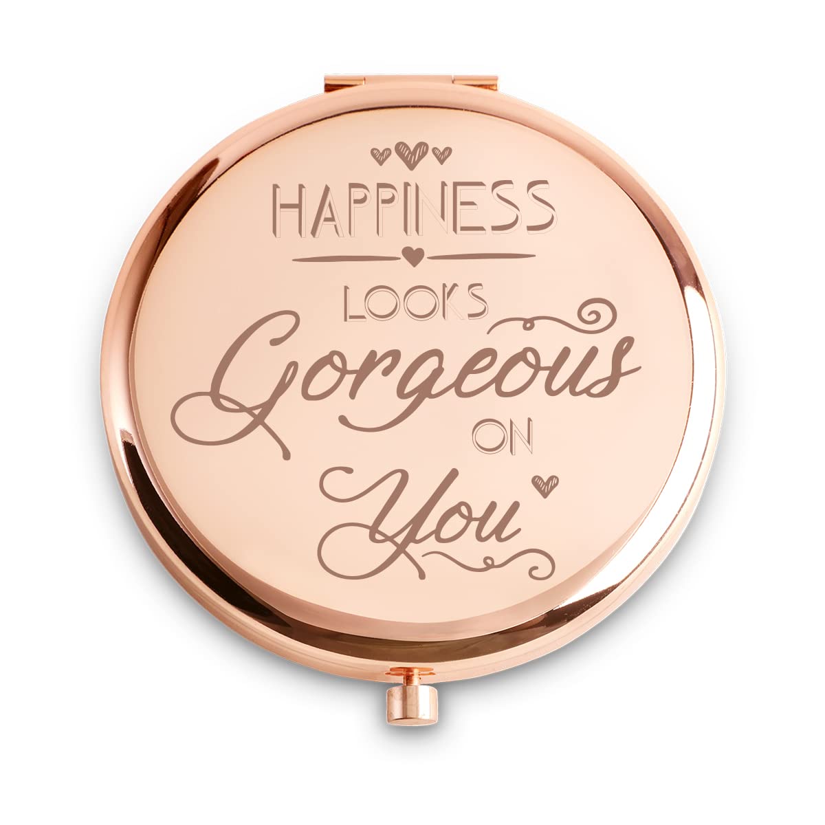 Coyoal Personalized Compact Mirrors - Inspirational Gifts For Women, Unique Birthday Present