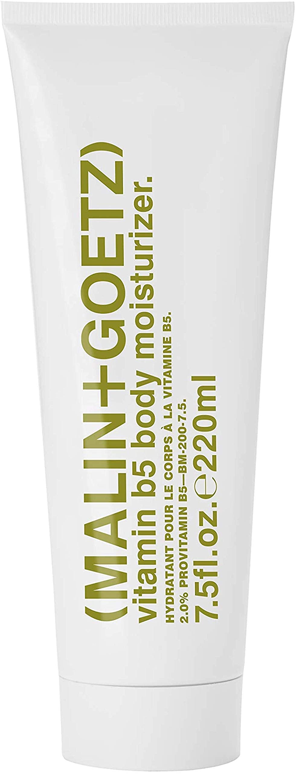 Malin  Goetz Vitamin B5 Body Moisturizer  75 Fl Oz  Moisturizing Body Cream for Men  Women  Hydrating Hand  Body Lotion  