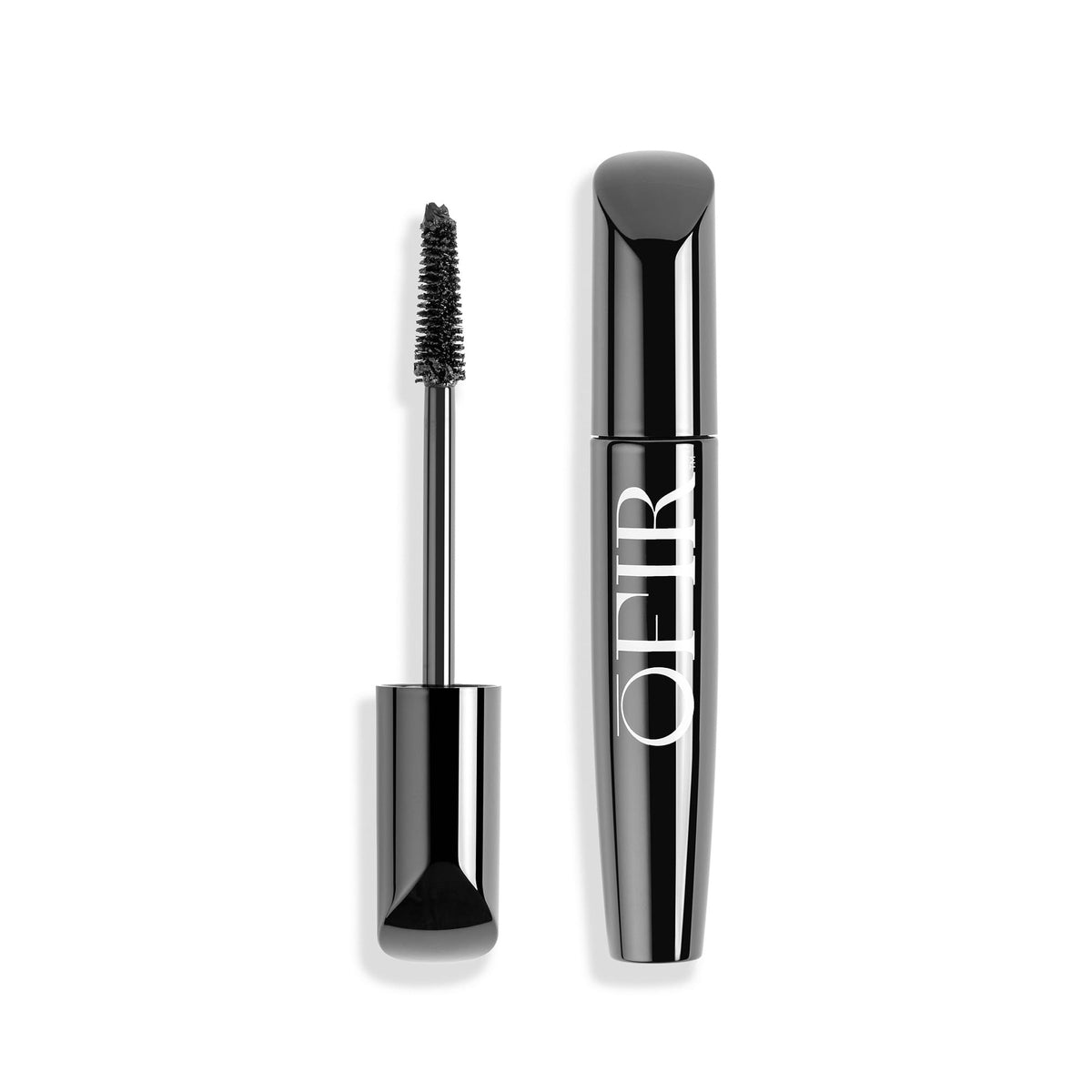 Ofir Waterproof Mascara - Vegan, Flake-Free, Volumizing & Lengthening - Licorice Black, 0.29