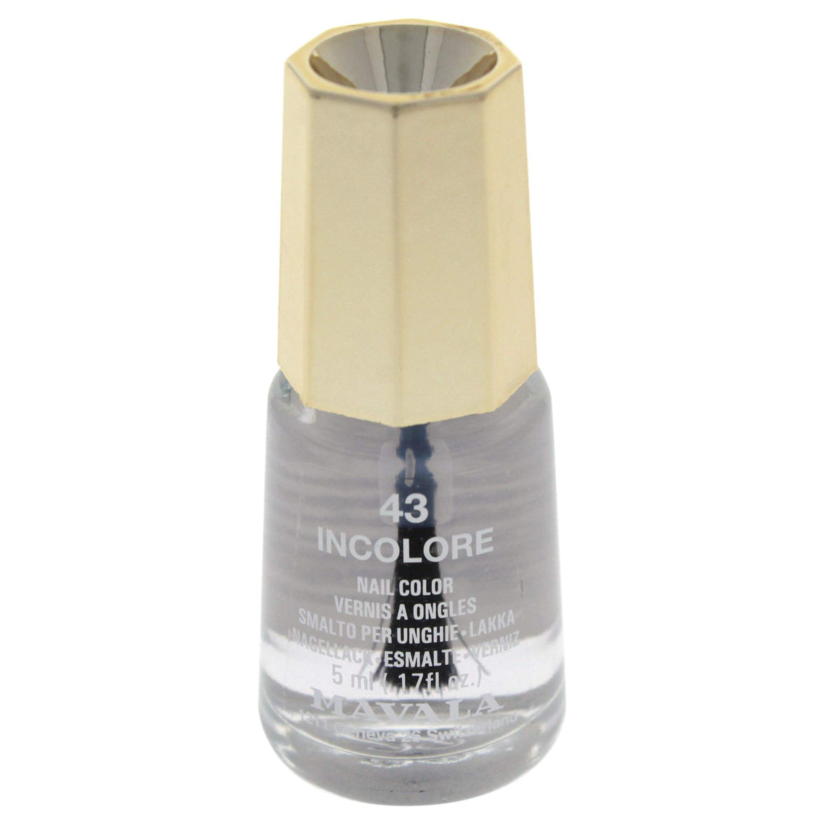 Mavala Nail Lacquer #43 Incolore - 0.17 Ounce Long-Lasting Nail Polish