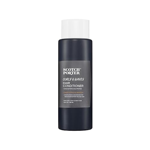 Scotch Porter Curls & Waves Conditioner For Men - Strengthens, Softens & Frizz Control, 13Oz