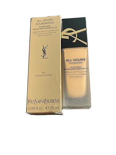 Yves Saint Laurent All Hours Foundation SPF 30 - MN7, 0.85 oz, Cranberry