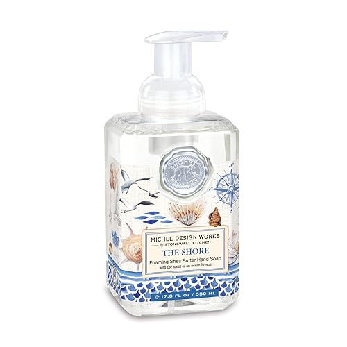 Michel Design Works Foaming Hand Soap - The Shore, 17.8 Fl Oz, Luxurious And Refreshing