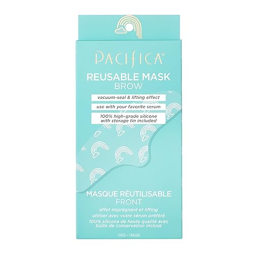 Pacifica Blue Reusable Brow Silicone Mask for Fine Lines & Wrinkles, Vegan & Cruelty-Free