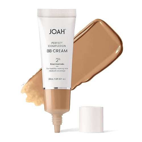 Joah Beauty Bb Cream, Medium Neutral, Hyaluronic Acid, Niacinamide, Buildable Coverage, 1 Oz