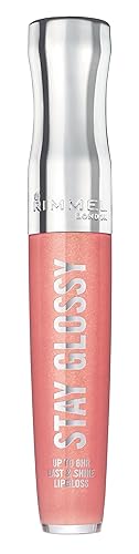 Rimmel Stay Glossy Lipgloss, Swingin' Mandarin - 0.18 Fl Oz, 1 Count