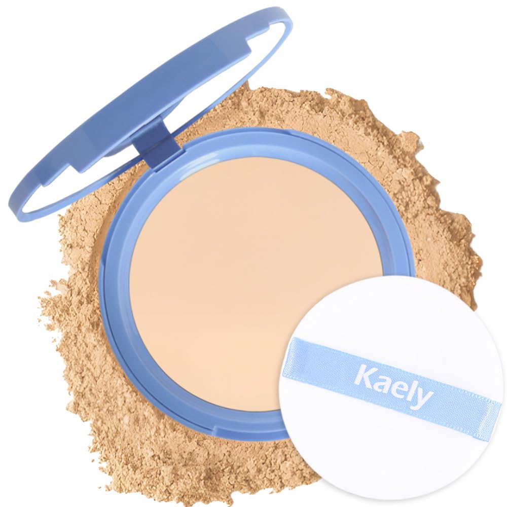 Feicuiyun Kaely Oil Control Matte Face Powder - Waterproof, Long Lasting, 02 Natural Beige, 0.